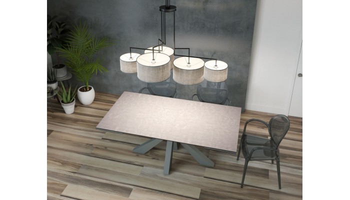 ONTARIO - Table de repas extensible avec 2...