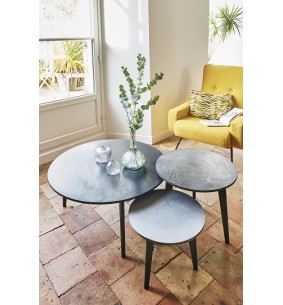 BOOL - Table basse béton ciré grand modèle