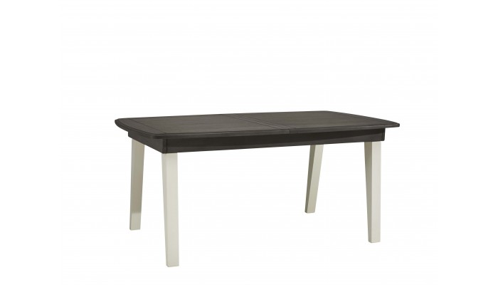 RAFFINE - Table pieds en bois 1 allonge de 60 cm