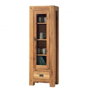 Vitrine 1 porte, 1 tiroir