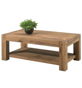Table basse double plateaux