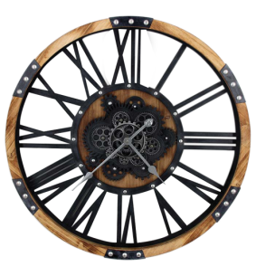 Horloge à engrenages diam 75 cm