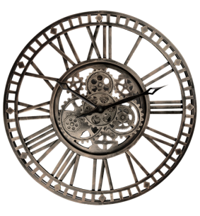 Horloge à engrenages diam 60 cm