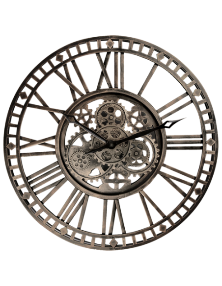 Horloge à engrenages diam 60 cm