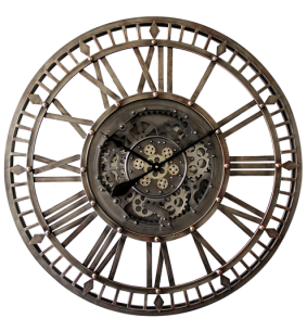 Horloge à engrenages diam 90 cm