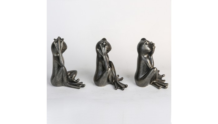 Lot de 3 grenouilles vintage