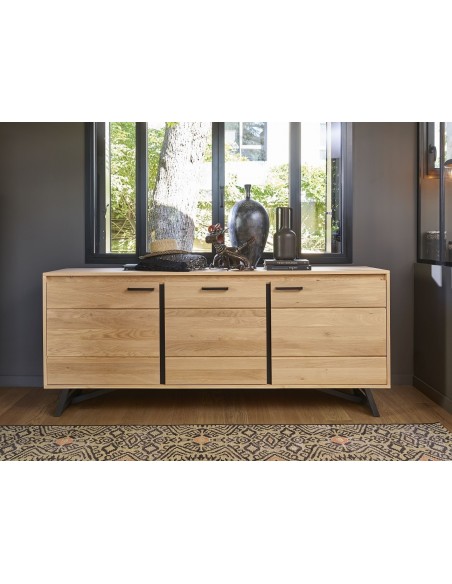 TOUAREG - Enfilade 3 portes SANS tiroir GRAND modèle 
