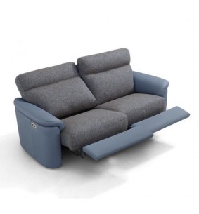 TANGA - Canapé 2 places, 2 relax électriques 