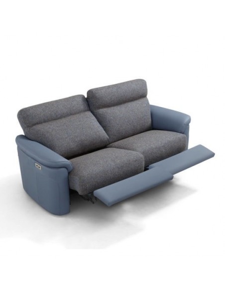 TANGA - Canapé 2 places, 2 relax électriques 