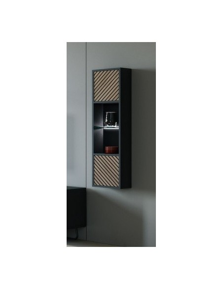 SEIDE - Colonne Murale 2 Portes Gauches 1 Niche 