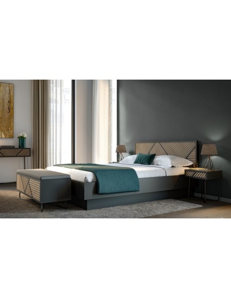 SEIDE - Tête De Lit Pour Un Matelas de 160 cm 