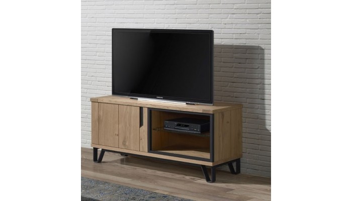 ETAPE - Meuble TV Hifi 1 porte - 1 niche 