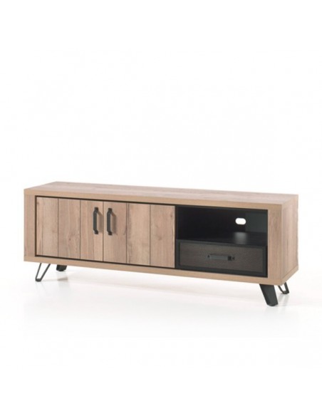 MOUNT- Meuble tv grand - 2 portes - 1 tiroir - 1 niche droite 