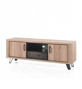 MOUNT- Meuble tv grand 2 portes - 1 tiroir - 1 niche centrale 