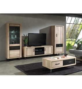 MOUNT- Meuble tv grand 2 portes - 1 tiroir - 1 niche centrale  2