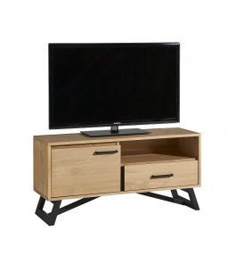 TOUAREG - Meuble TV 1 porte 1 tiroir 1 niche 