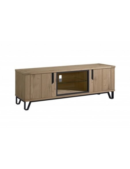 ETAPE - Meuble TV Hifi 2 portes - 1 niche 