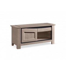MILE - Meuble TV Hifi 1 porte 1 tiroir 1 niche 