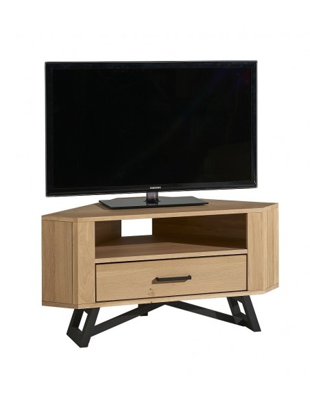 TOUAREG - Meuble TV d angle 1 tiroir 1 niche 