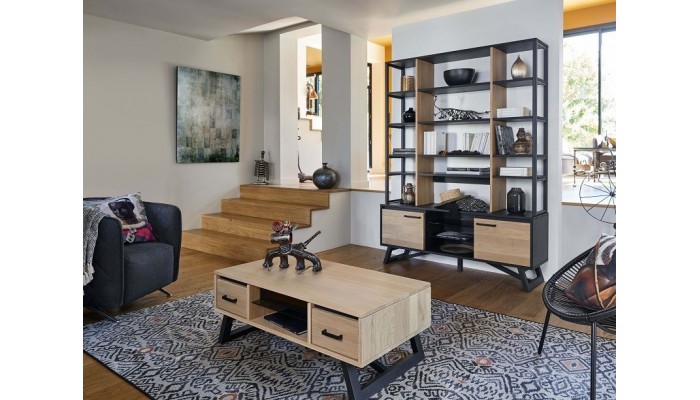 TOUAREG - Meuble TV d angle 1 tiroir 1 niche 