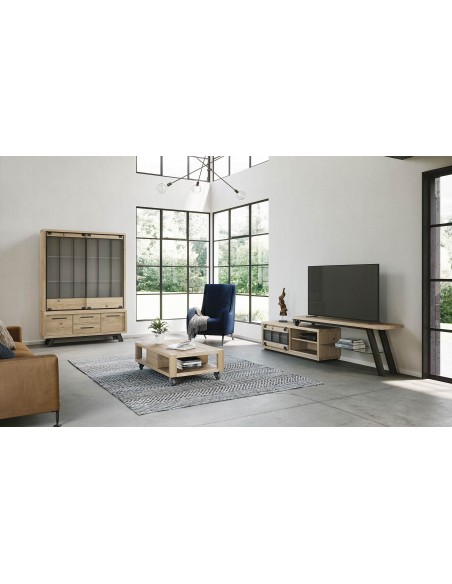 JAMES - Meuble TV extensible 