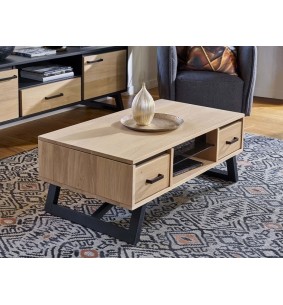 TOUAREG - Table basse Dinette 2 coffres 1 niche  2