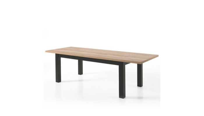 MOUNT - Table fixe - 4 pieds massifs 180 cm x 100 cm 