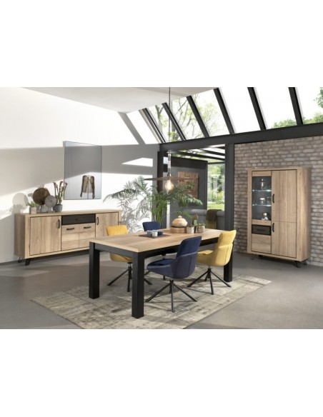 MOUNT - Table fixe - 4 pieds massifs 200 cm x 100 cm 