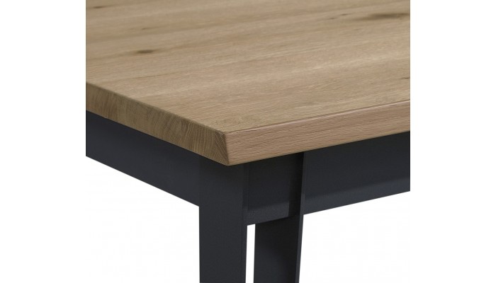 ETAPE - Table rectangle en 190 x 100 cm + allonge papillon de 80 cm 