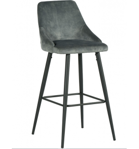 chaise bar LOU gris