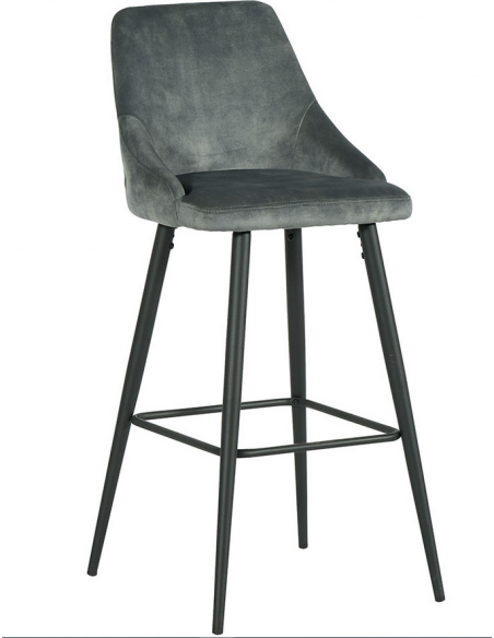 chaise bar LOU gris