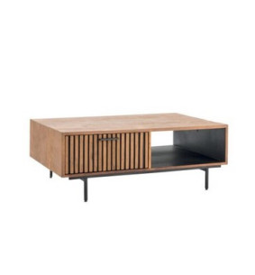 TABLE BASSE 2 TIROIRS 1 NICHE