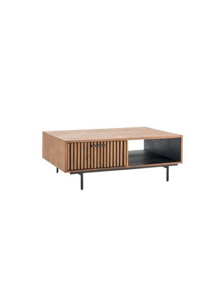 TABLE BASSE 2 TIROIRS 1 NICHE