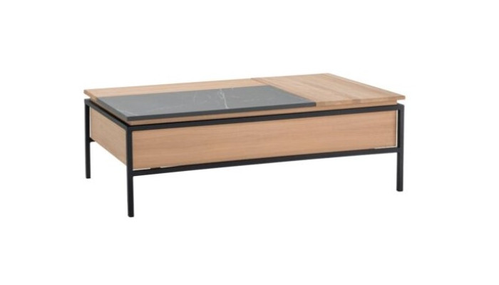 Table basse 2 plateaux releveurs