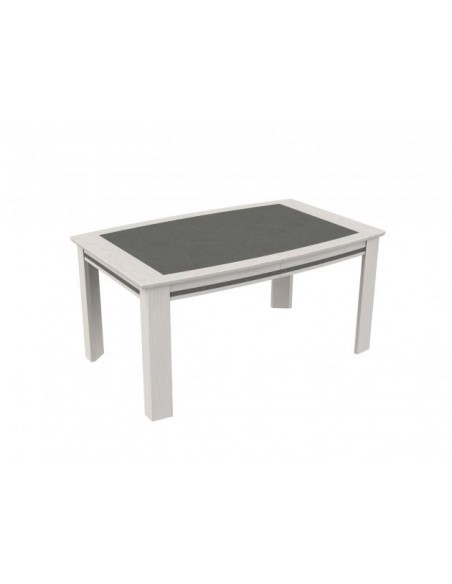 CADIX - Table tonneau extensible plateau céramique 3 finitions