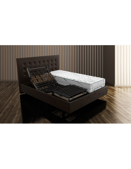 Natura Two - Sommier relaxation TPR électrique 2x70x190 