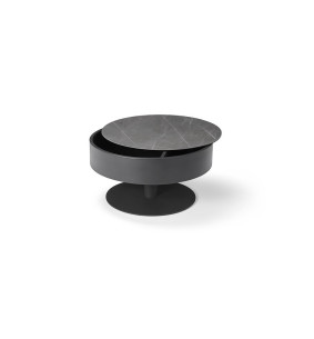 Circle - Table basse ronde avec coffre de rangement  2