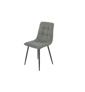chaise en tissus gris anthracite