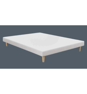 Sommier REF 3 blanc 90x190 cm
