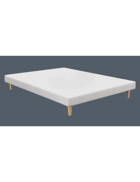 Sommier REF 3 blanc 90x190 cm