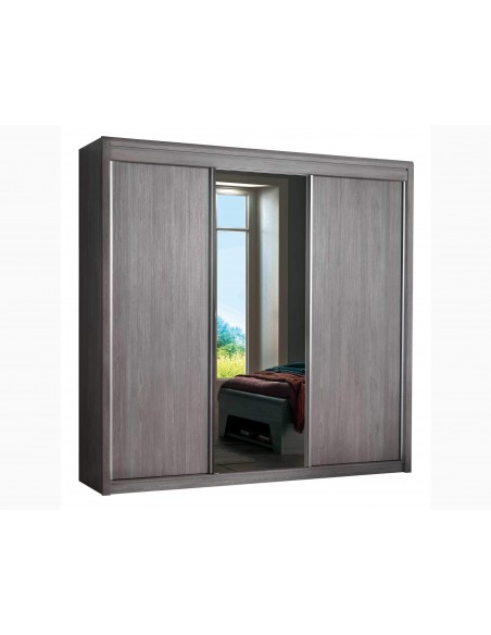 MULTY - Armoire 3 portes coulissantes dont 1 porte miroir