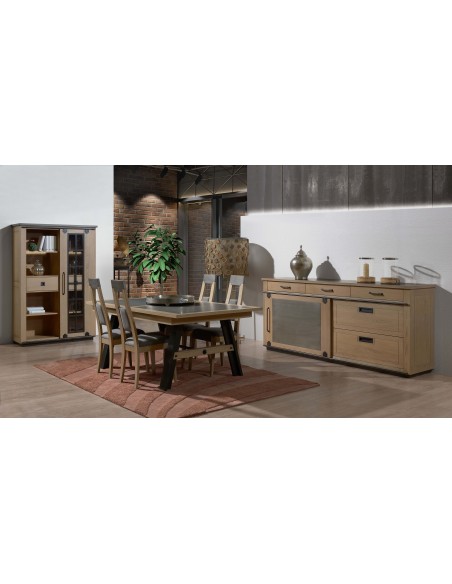 CLEVELAND - Chaise haute en bois