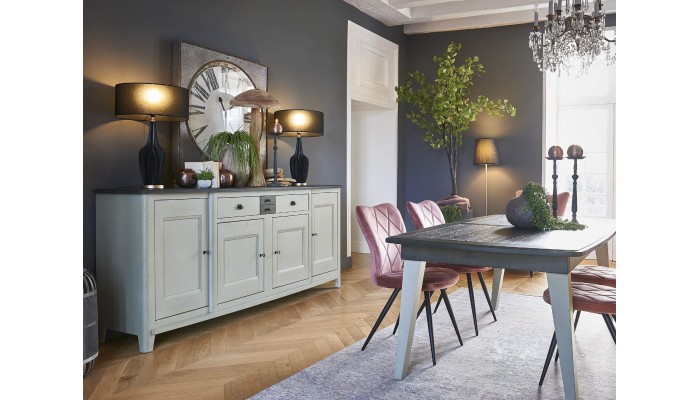 RAFFINE - Buffet enfilade 4 portes 1 tiroir...