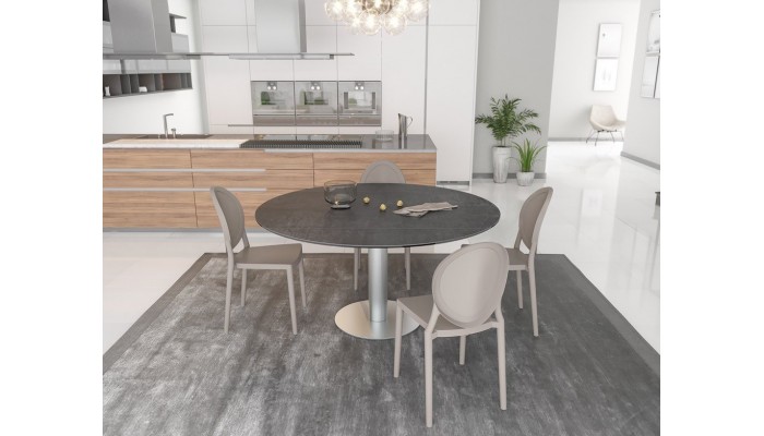 UNA - Table de repas extensible deux allonges...