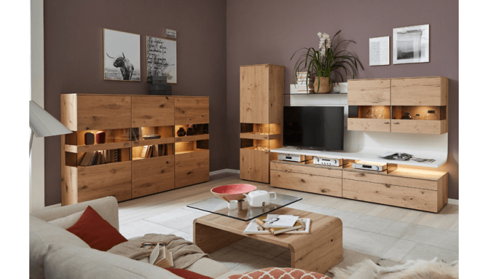 TREVISE - Buffet haut 3 portes
