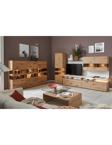 TREVISE - Buffet haut 3 portes