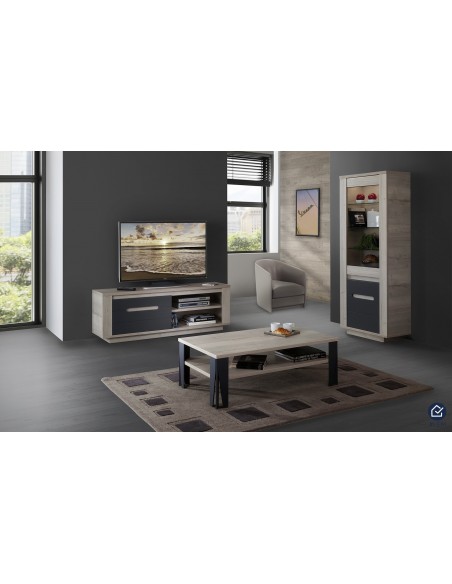 EVEREST - Table basse 4 pieds métal